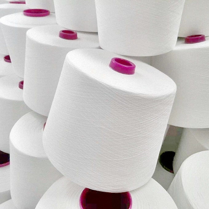 Optical White 40/2,42/2 Polyester Spun Yarn to Turkey,Egypt,Bangladesh,Philippine,Myanmar