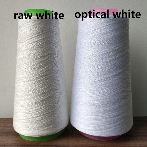 Bleach White/Optical White Polyester Sewing Thread Yarn