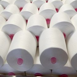 Optical White 60/2 60/3 Polyester Spun Yarn